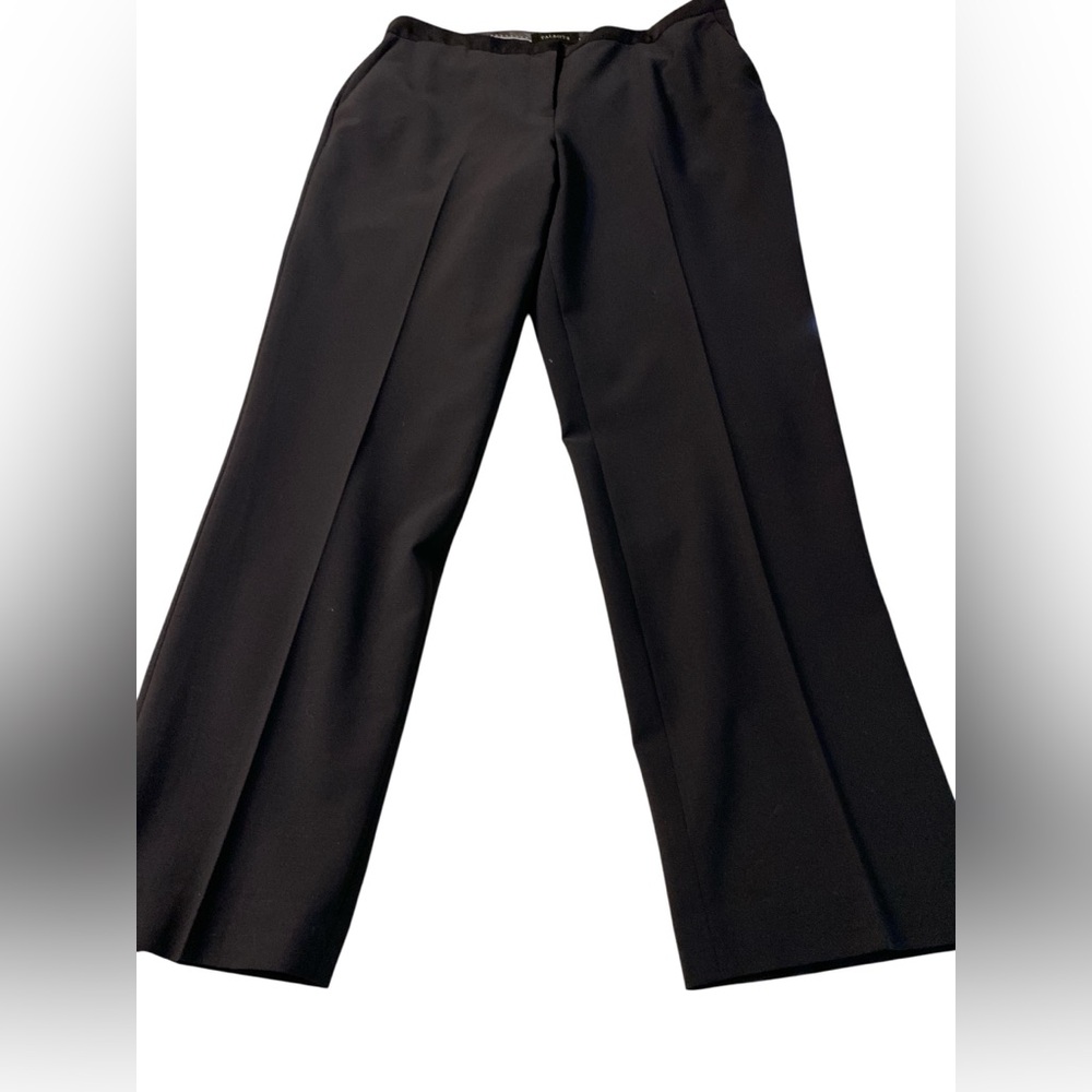 Talbots Women's Size 10 Black Wool Dress Pants Straight Leg Business Slacks